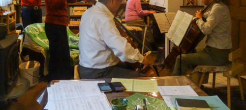 音楽友だちとの合奏